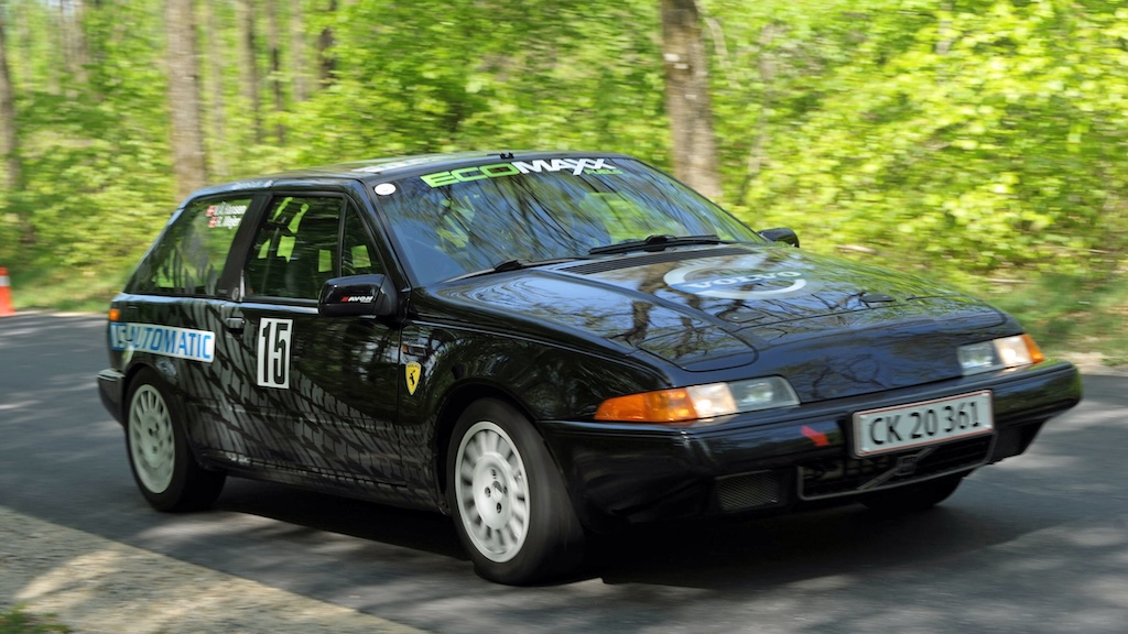 René Mejer kørte Munkebjerg Sprint lørdag den 8. August, hvor han sluttede på en 2. Plads efter Heino Mejer. René havde ikke mulighed for at deltage i Munkebjerg Hillclimb om søndagen.
(Foto: arkivfoto - Viggo Johansen)